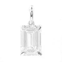2.74 Carats Lab Grown Diamond 14K Gold Pendant