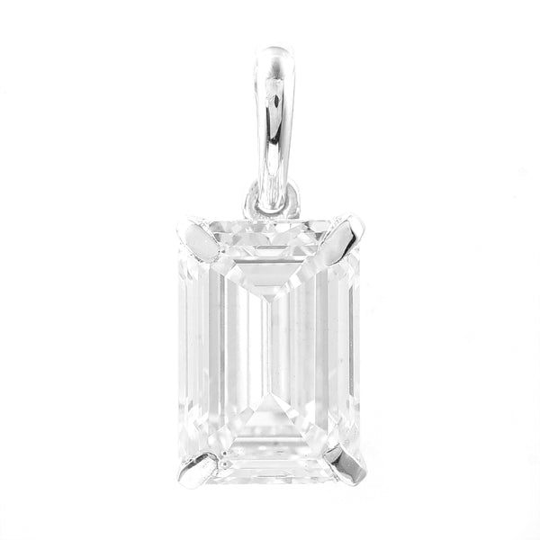 2.74 Carats Lab Grown Diamond 14K Gold Pendant