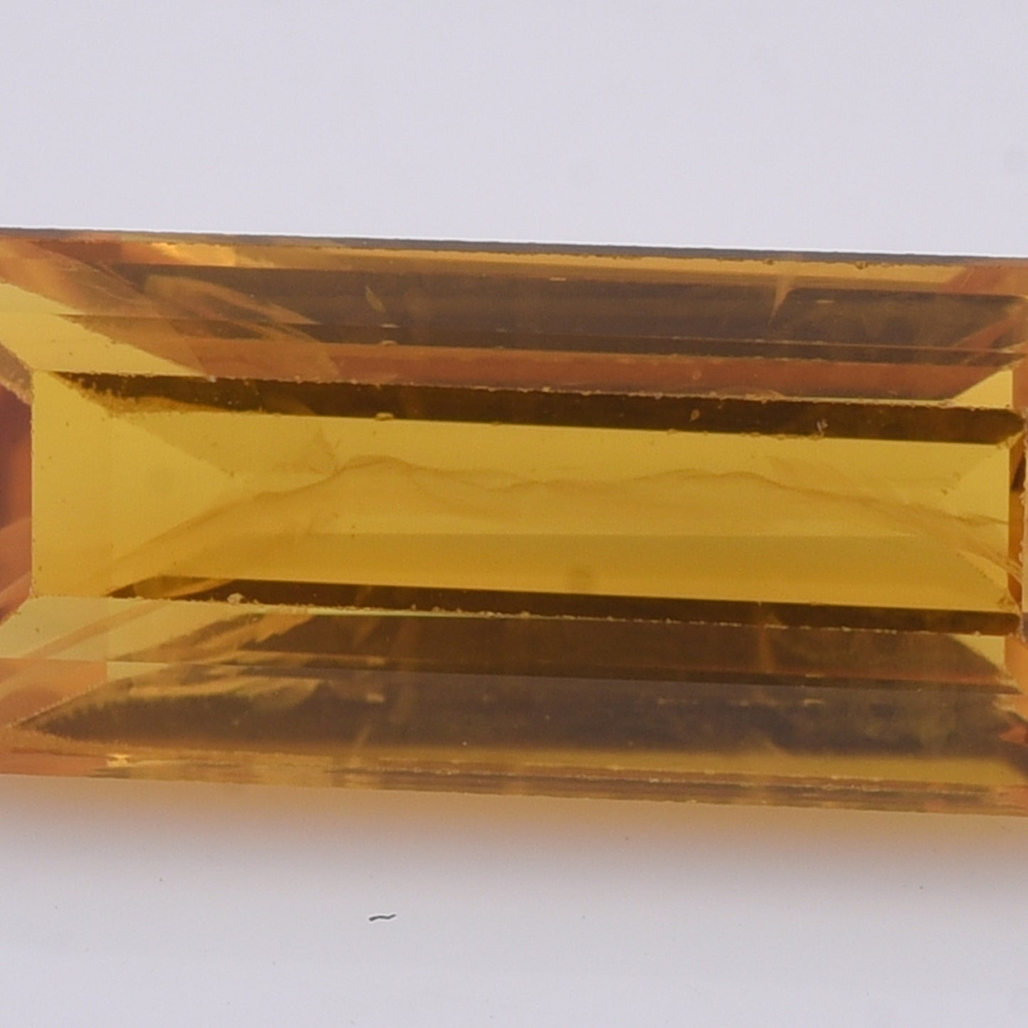 2.26 Natural Corundum Yellow Sapphire Rectangular Step Cut Gemstone