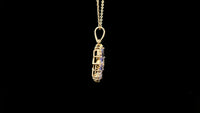 1.30 Ct Marquise Tanzanite 14K Gold Pendant