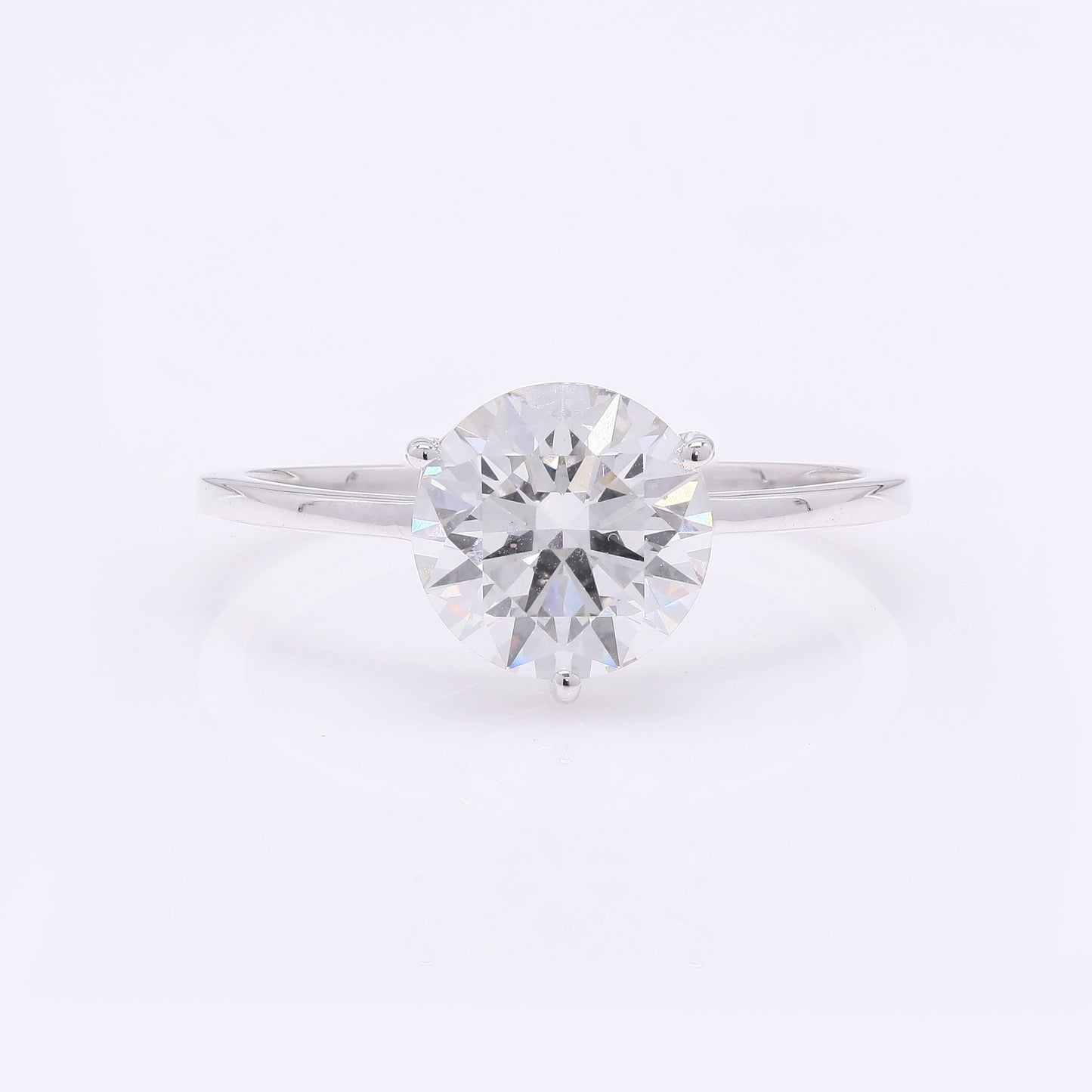 2.10 Carats Lab Grown Diamond 14K Gold Ring