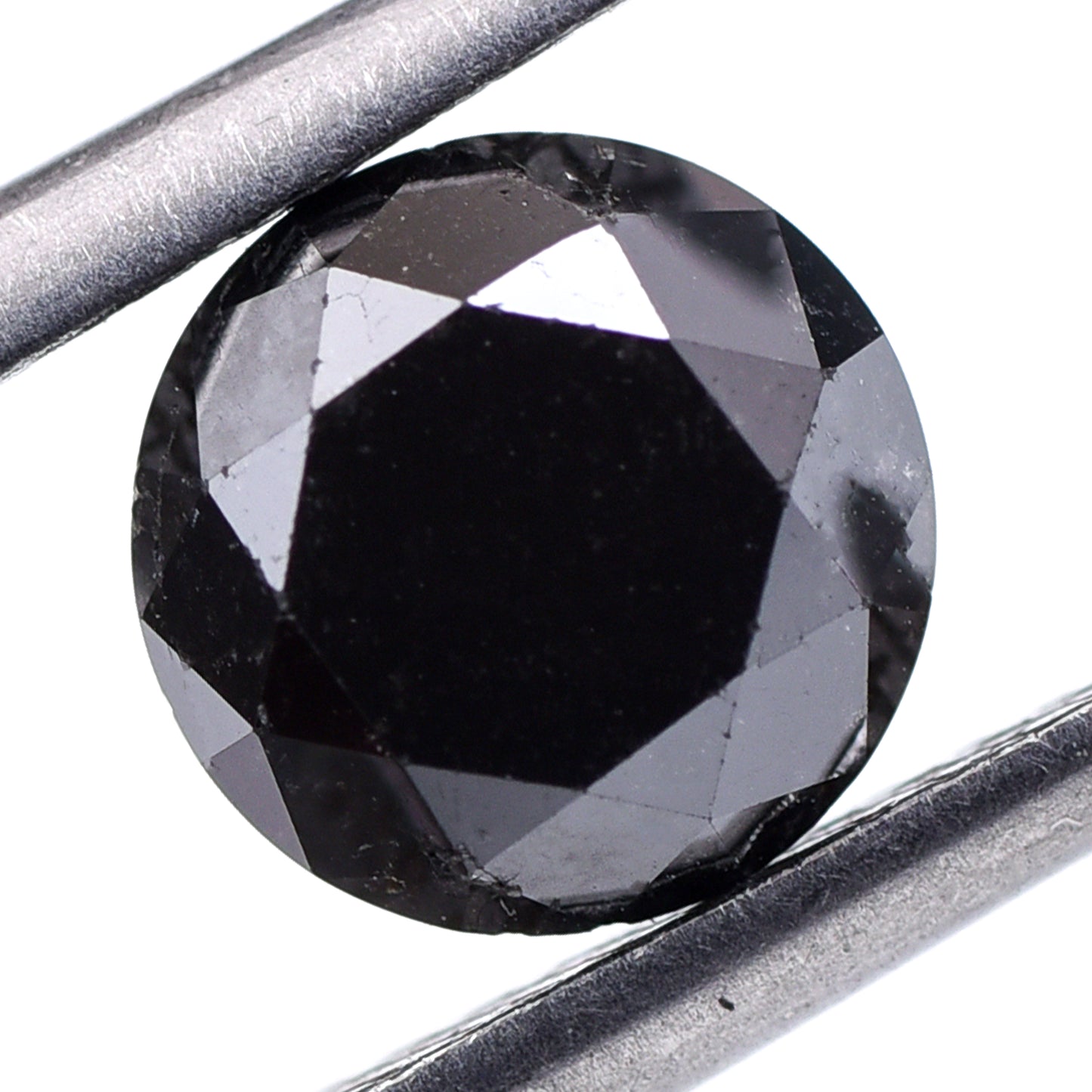 3.72 Black Diamond Round Loose Diamond