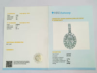 2.48 Carats Lab Grown Diamond 14K Gold Pendant