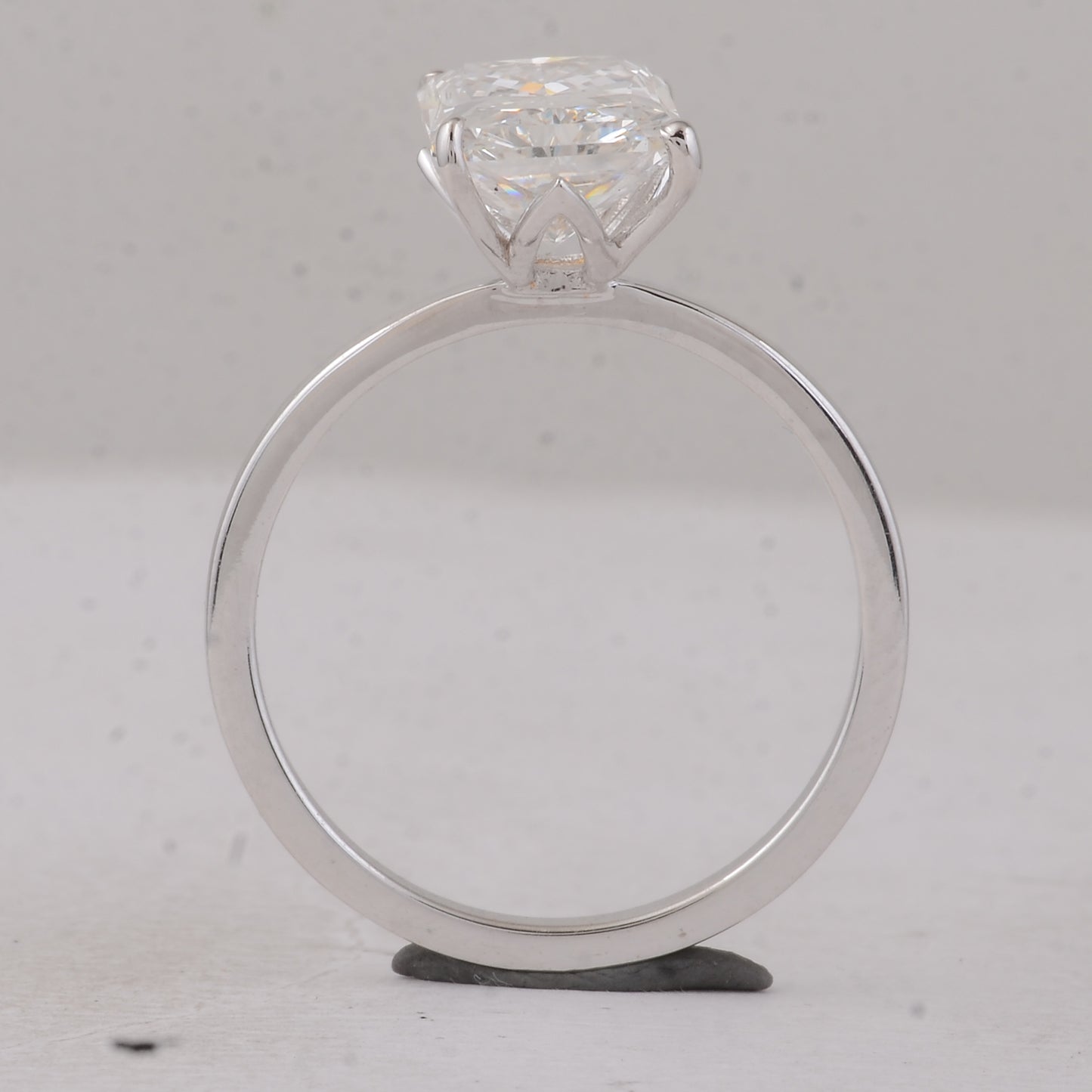 3.02 Carats Lab Grown Diamond 14K Gold Ring