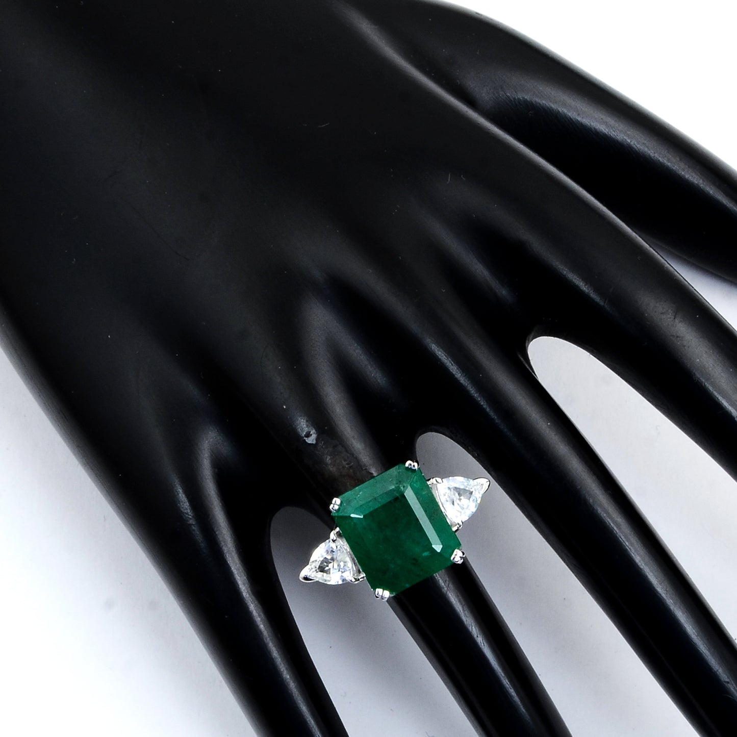 6.56 Carat Natural Beryl Emerald 14K Gold Ring