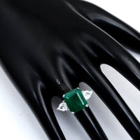 6.56 Carat Natural Beryl Emerald 14K Gold Ring