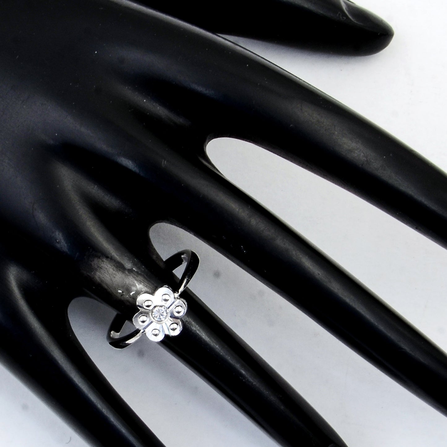 0.00 Ct Plain 925 Sterling Silver Ring