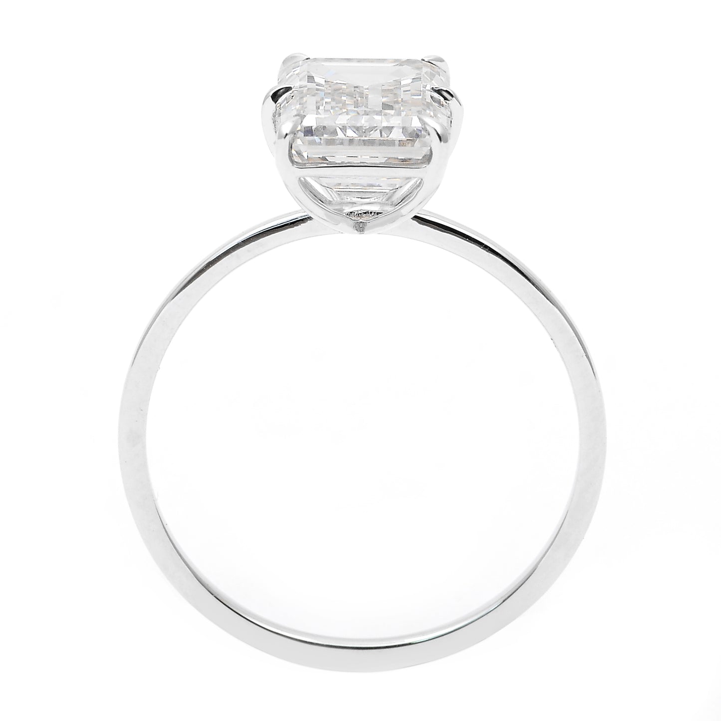 3.10 Carats Lab Grown Diamond 14K Gold Ring