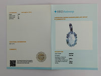 2.05 Carats Lab Grown Diamond 14K Gold Pendant