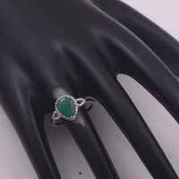 1.63 Ct Pear Mixed Cut Natural Emerald 950 Platinum Ring