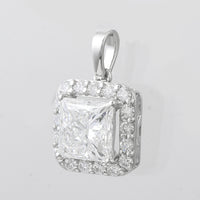 2.44 Carats Lab Grown Diamond 14K Gold Pendant
