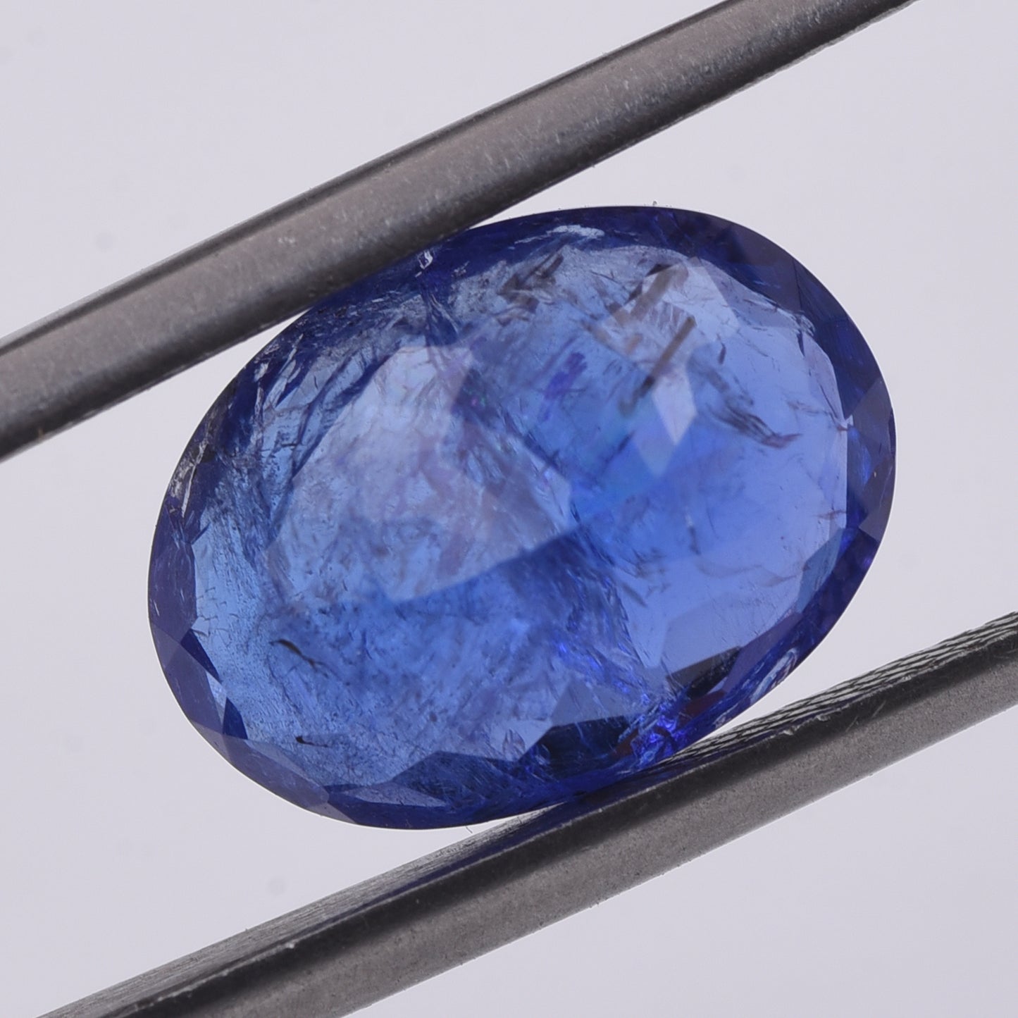 5.78 Natural Zoisite Tanzanite Oval Mixed Cut Gemstone