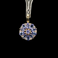 1.97 Ct Pear Tanzanite 14K Gold Pendant