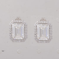 6.41 Carats Lab Grown Diamond 14K Gold Earrings
