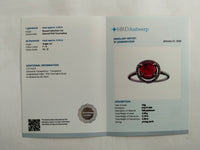 2.36 Ct Round Mixed Cut Natural Tourmaline 950 Platinum Ring