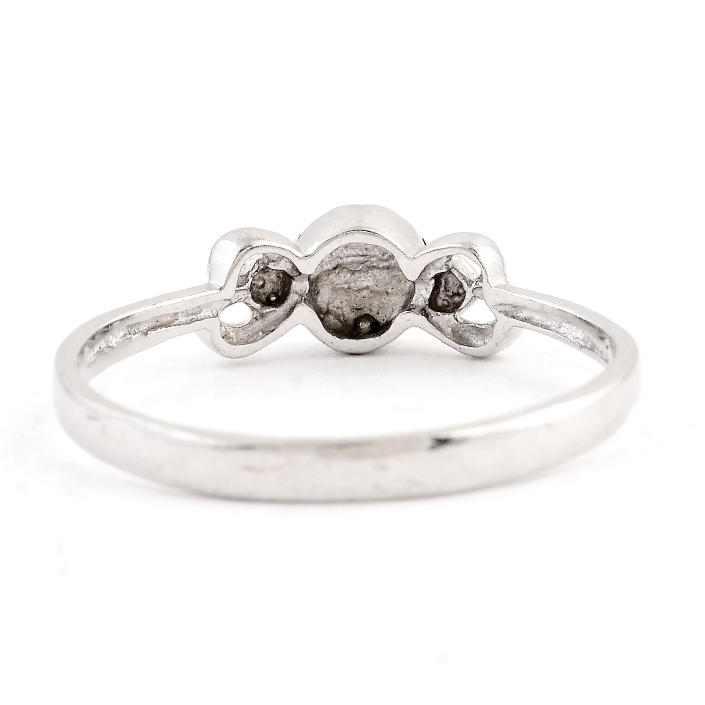 0.00 Ct Plain 925 Sterling Silver Ring