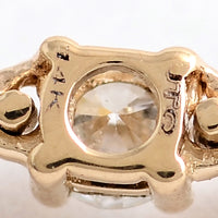 5.34 Carats Lab Grown Diamond 14K Gold Necklace