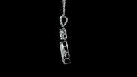 3.09 Carats Lab Grown Diamond 14K Gold Pendant
