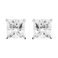 3.82 Carats Lab Grown Diamond 14K Gold Earrings