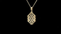 0.93 Ct Marquise Tanzanite 14K Gold Pendant