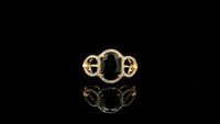 2.30 Ct Oval Natural Sapphire 14K Gold Ring