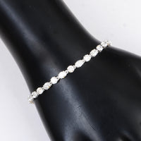 4.59 Carats Lab Grown Diamond 14K Gold Bracelet