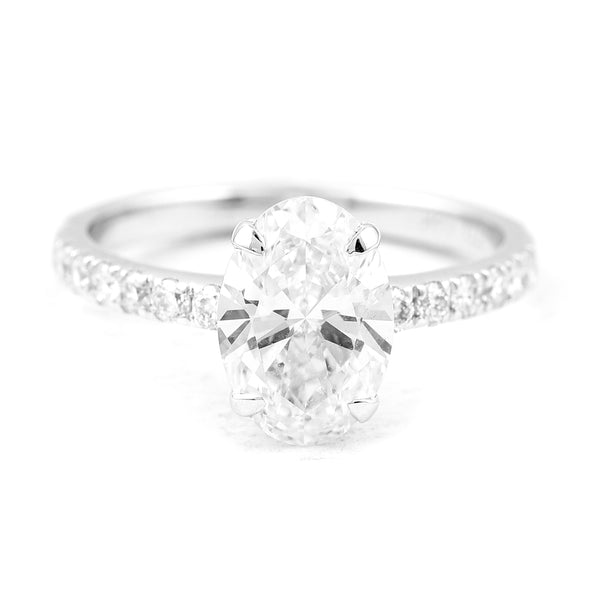 2.32 Carats Lab Grown Diamond 14K Gold Ring