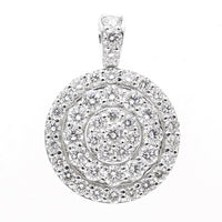 2.14 Carats Lab Grown Diamond 14K Gold Pendant