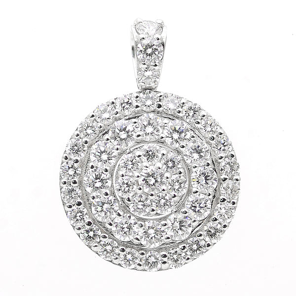 2.14 Carats Lab Grown Diamond 14K Gold Pendant