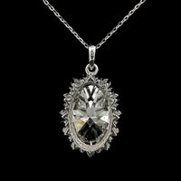 4.90 Carats Lab Grown Diamond 14K Gold Pendant