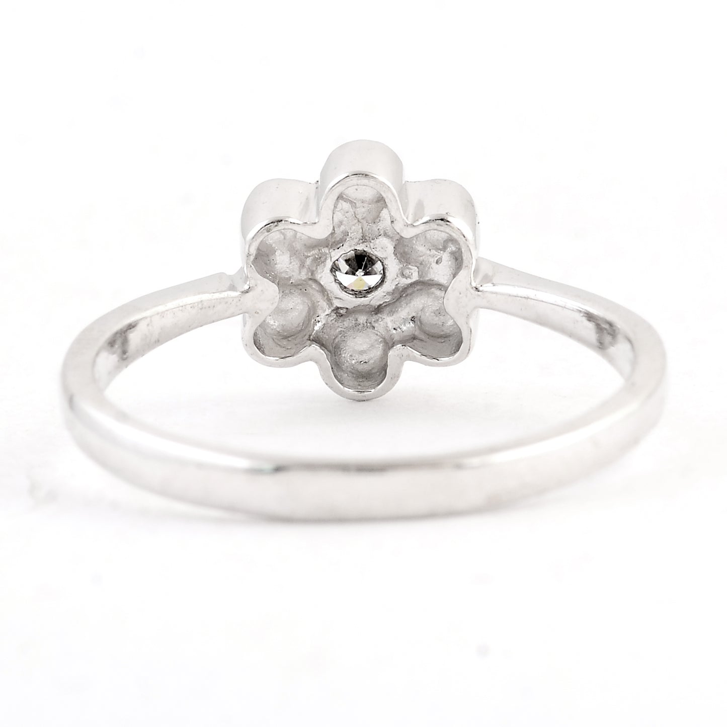 0.00 Ct Plain 925 Sterling Silver Ring