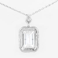 2.94 Carats Lab Grown Diamond 14K Gold Pendant