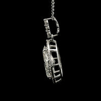 2.49 Carats Lab Grown Diamond 14K Gold Pendant