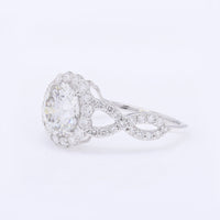 2.88 Carats Lab Grown Diamond 14K Gold Ring