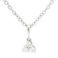 0.20 Ct Round Lab Grown Diamond 925 Silver Pendant