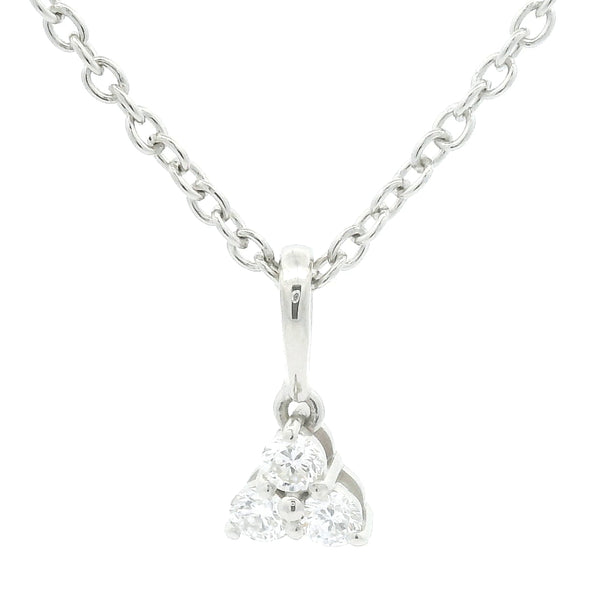 0.20 Ct Round Lab Grown Diamond 925 Silver Pendant