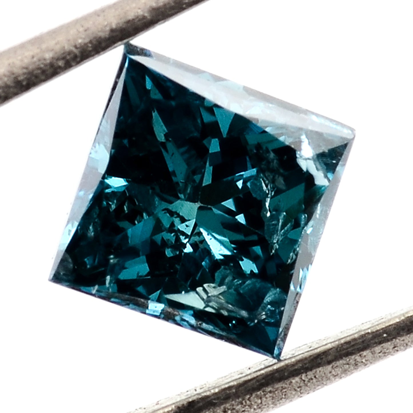 0.44 Blue Diamond Sqaure Loose Gemstone