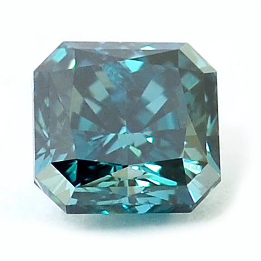 0.41 Blue Diamond Octagon Loose Diamond