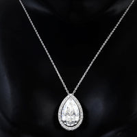 4.75 Carats Lab Grown Diamond 14K Gold Pendant