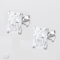 4.02 Carats Lab Grown Diamond 14K Gold Earrings