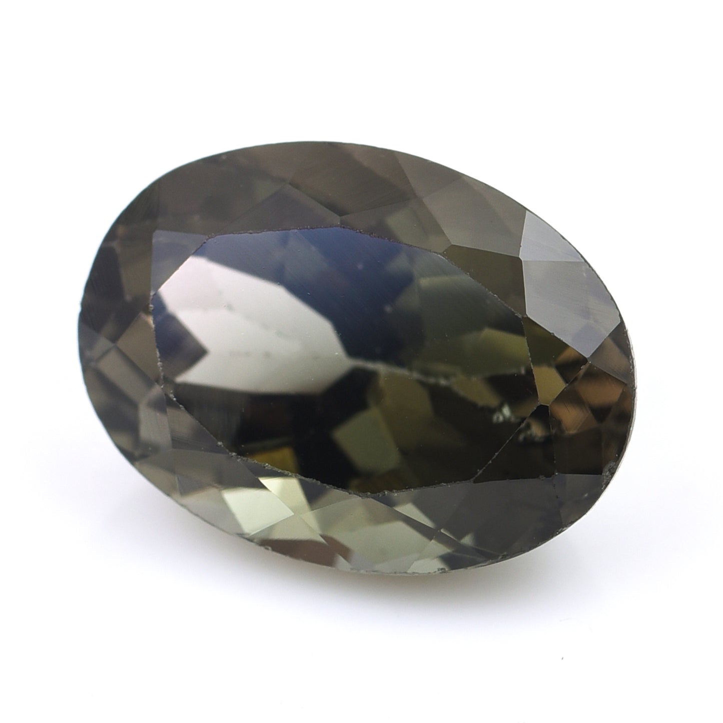 6.37 Natural Tourmaline Verdelite Oval Mixed Cut Gemstone