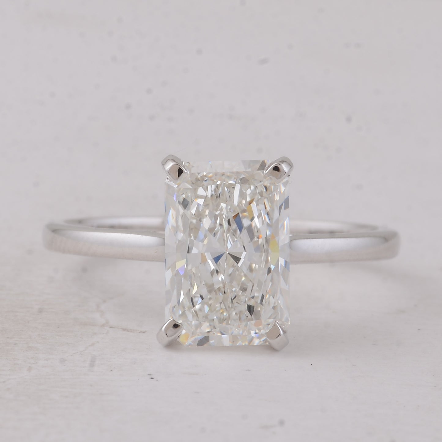 3.01 Carats Lab Grown Diamond 14K Gold Ring
