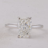 3.01 Carats Lab Grown Diamond 14K Gold Ring