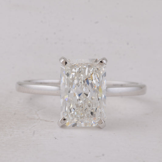 3.01 Carats Lab Grown Diamond 14K Gold Ring