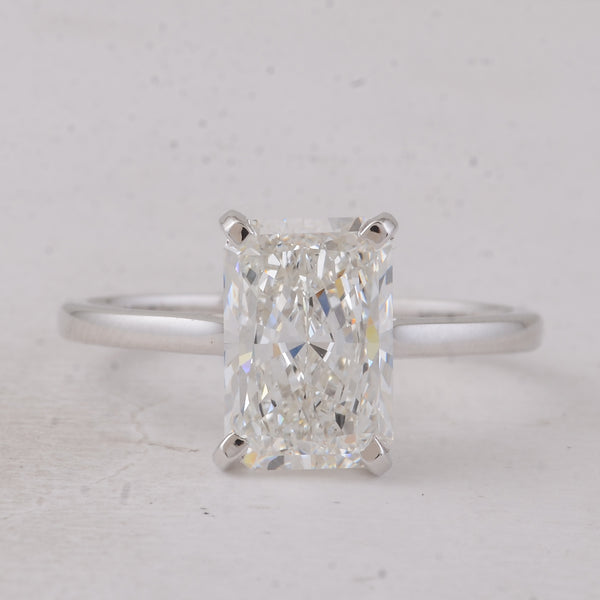 3.01 Carats Lab Grown Diamond 14K Gold Ring