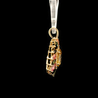2.43 Ct Oval Tourmaline 14K Gold Pendant