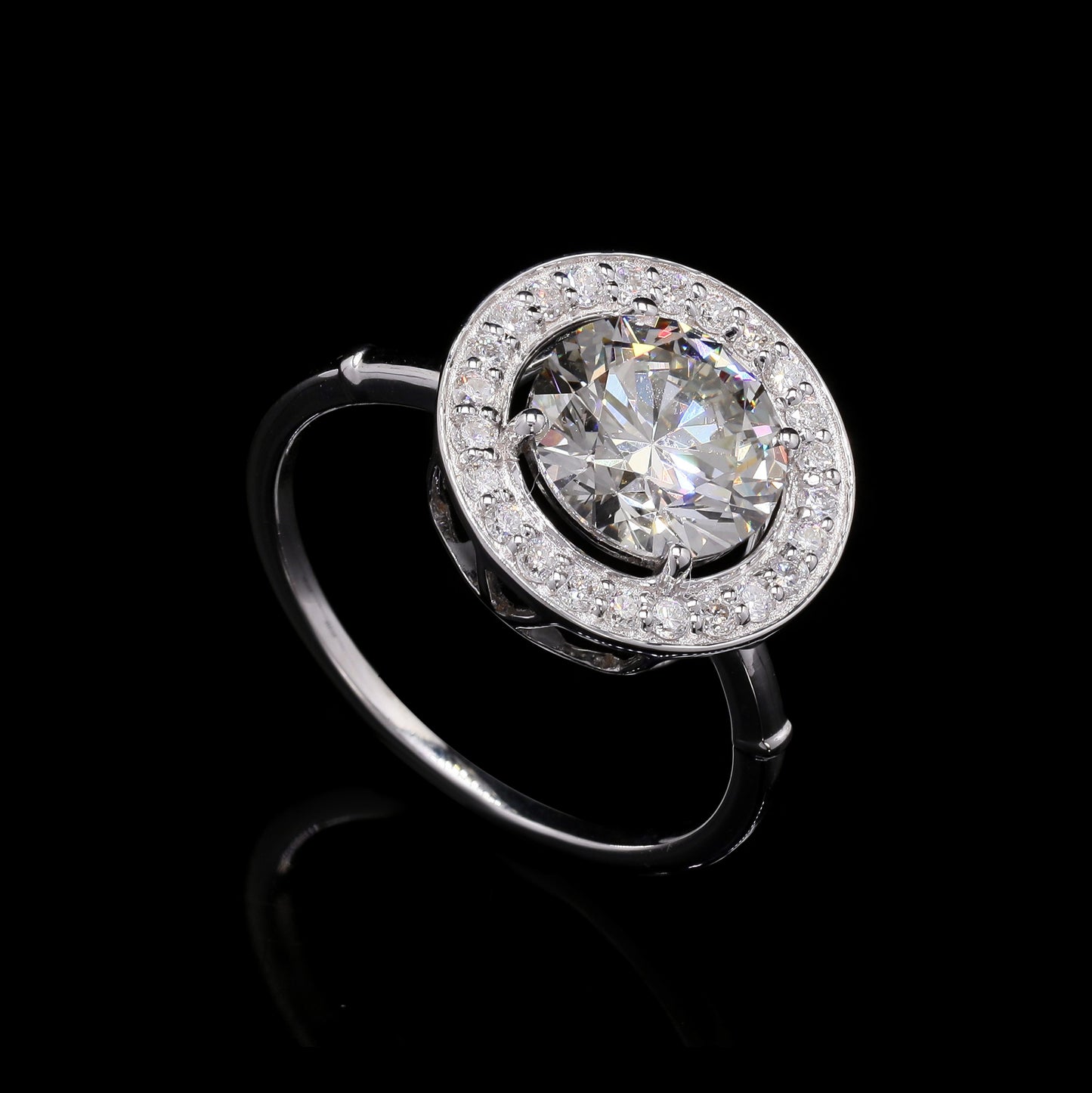 2.40 Carats Lab Grown Diamond 14K Gold Ring