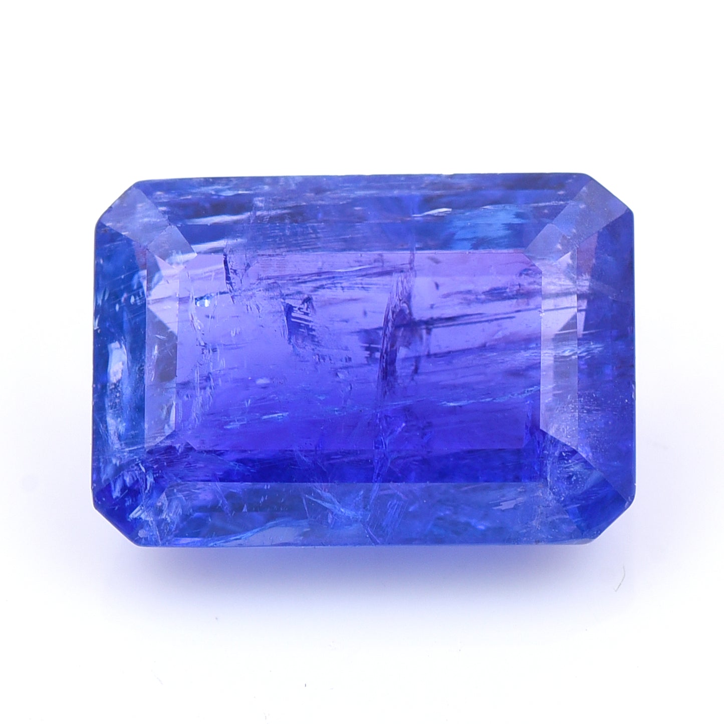 6.9 Natural Zoisite Tanzanite Emerald Cut Gemstone