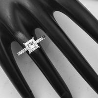 3.09 Carats Lab Grown Diamond 14K Gold Ring