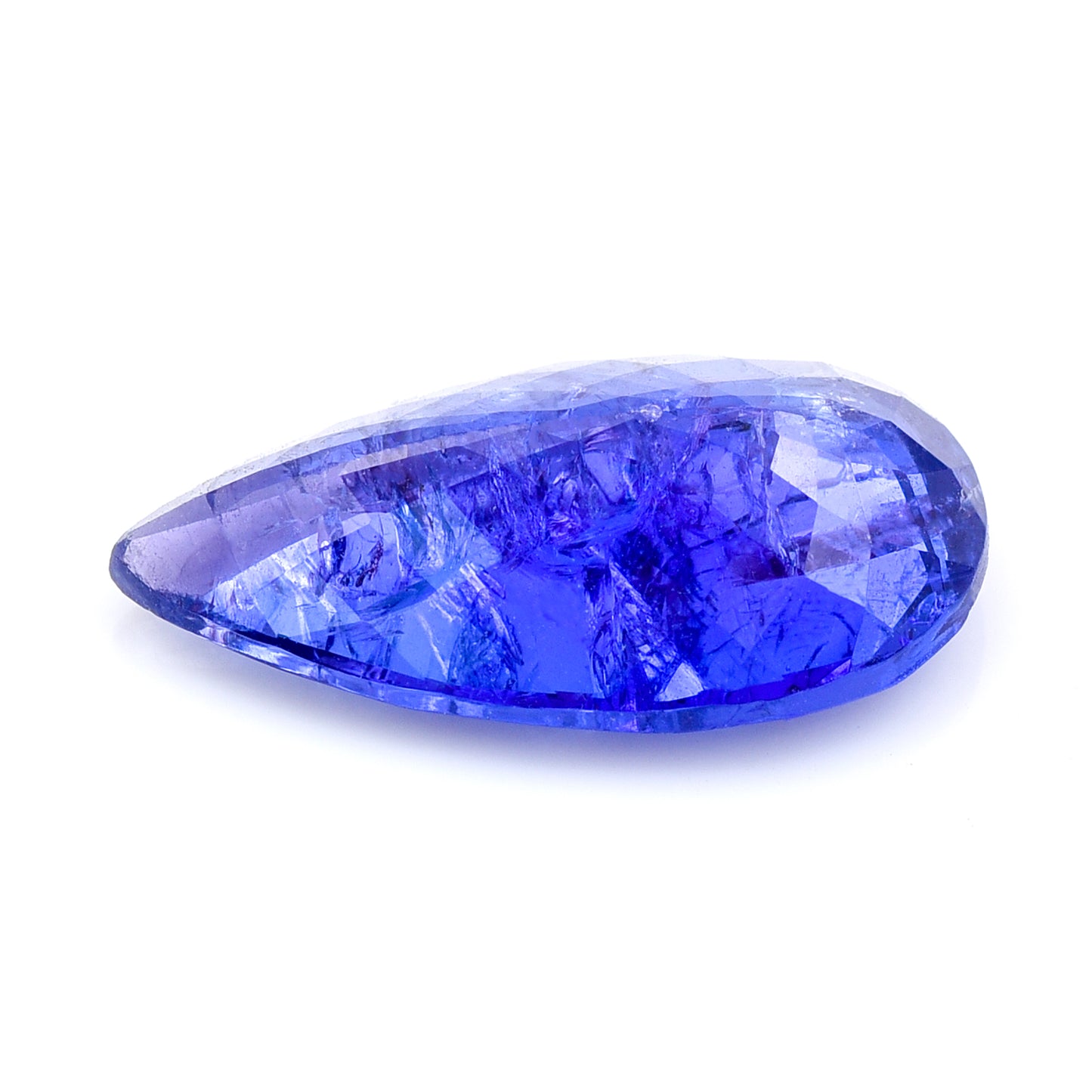 8.57 Natural Zoisite Tanzanite Pear Mixed Cut Gemstone